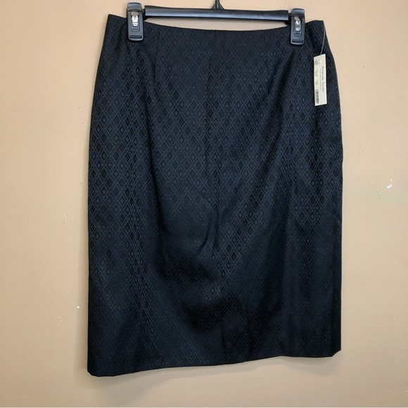 Amanda Smith Black Jacket Skirt Set Size 10 NWT - Picture 4 of 7